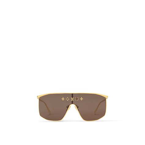 óculos de sol louis vuitton|Óculos de Sol Máscara LV Golden S00 .